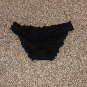 Black Victoria’s Secret bikini bottoms!